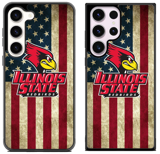 Illinois State Redbirds Flag Samsung Galaxy S23 | S23+ | S23 Ultra Case