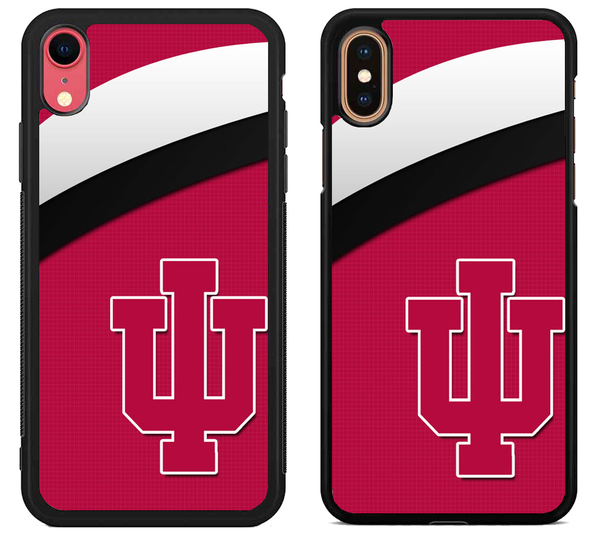 Indiana Hoosier Logo Stripe iPhone X | Xs | Xr | Xs Max Case