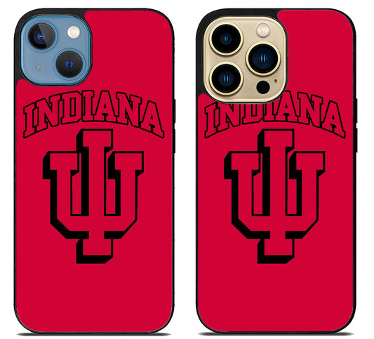 Indiana Hoosiers Logo Red iPhone 14 | 14 Plus | 14 Pro | 14 Pro Max Case