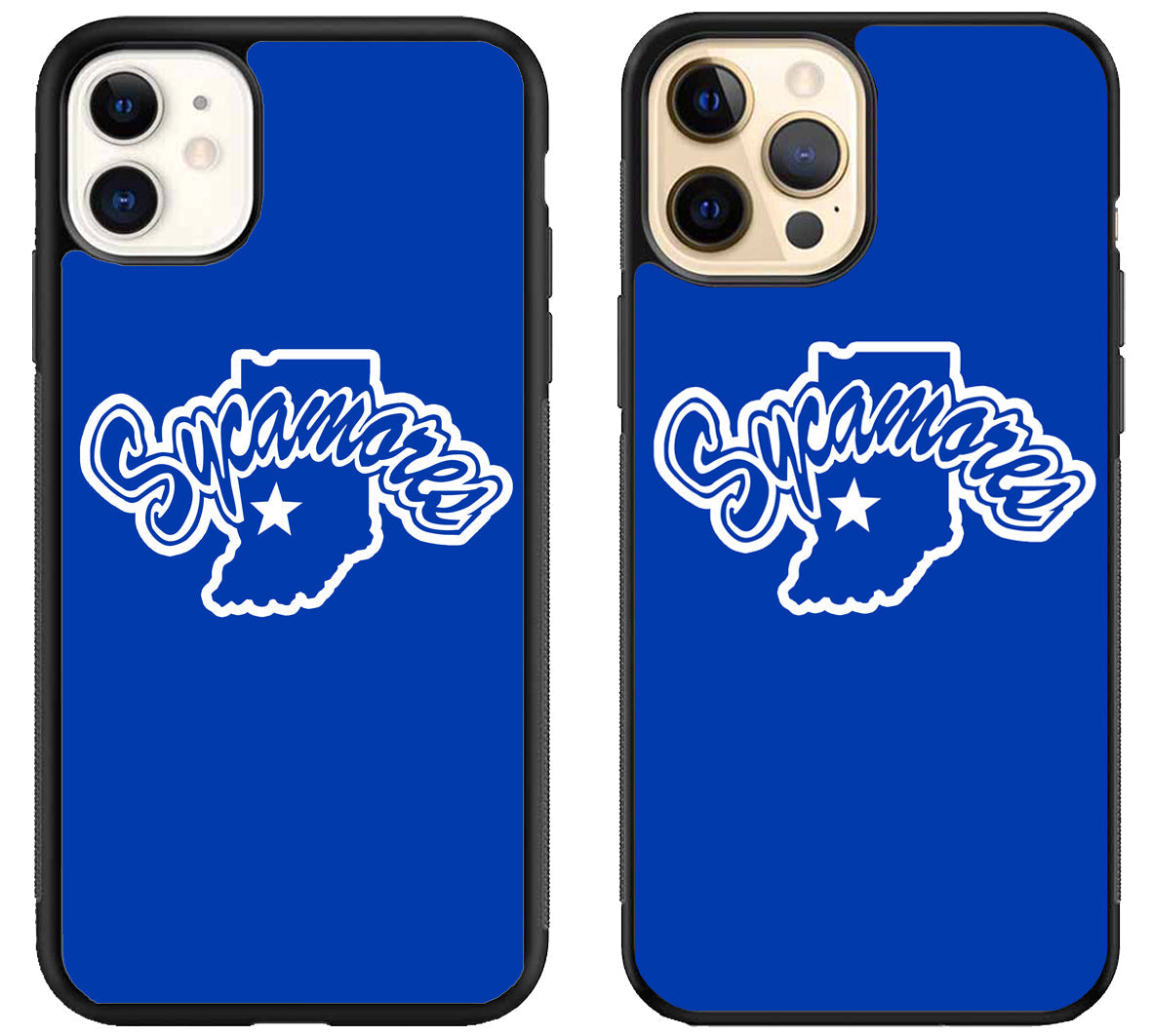 Indiana State Sycamores Blue iPhone 12 | 12 Mini | 12 Pro | 12 Pro Max Case