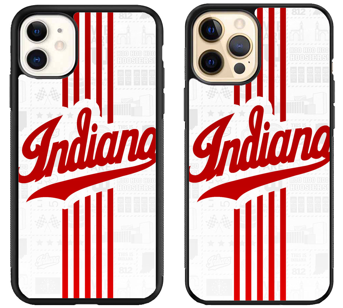 Indiana University Athletics Logo iPhone 12 | 12 Mini | 12 Pro | 12 Pro Max Case