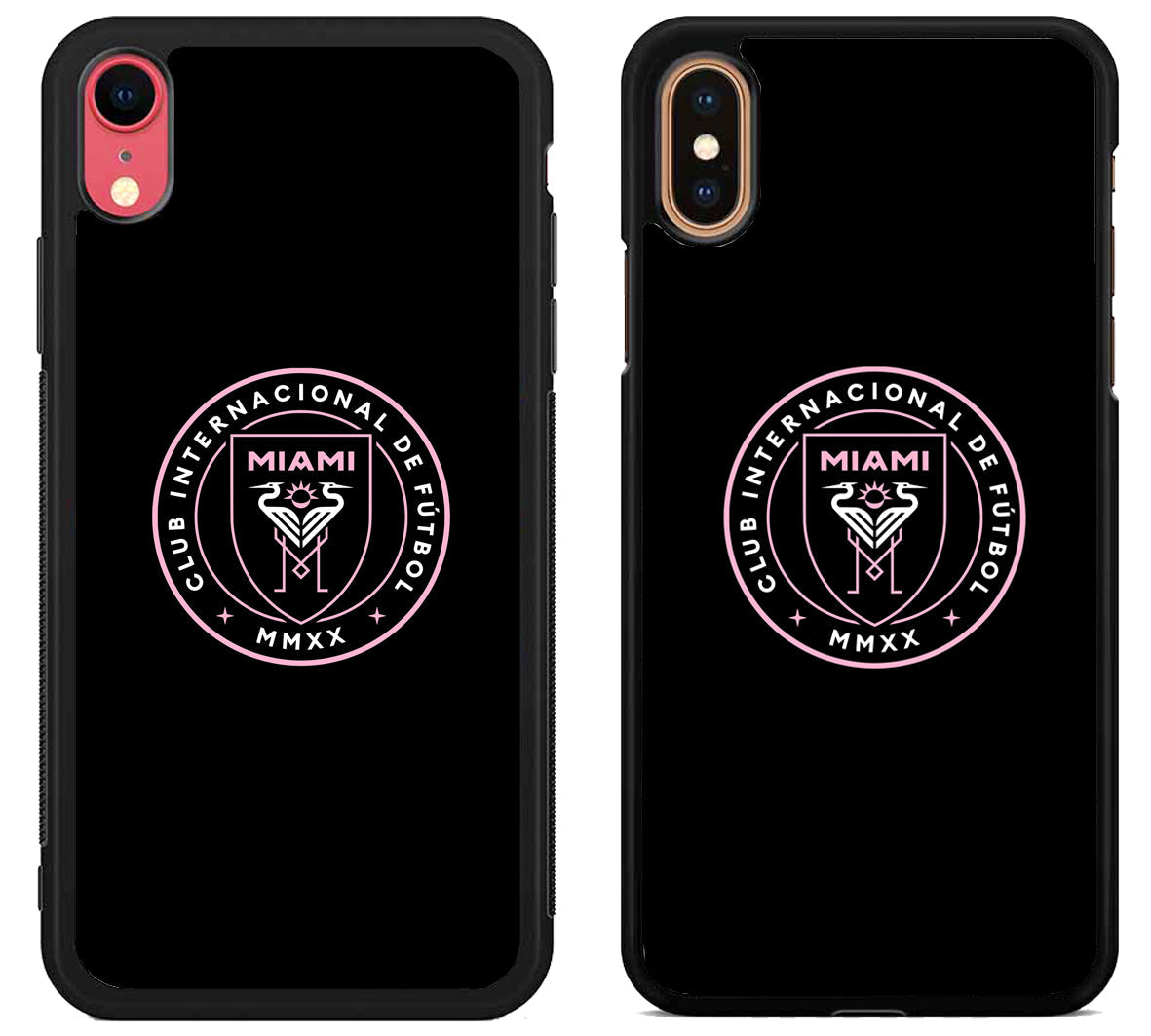 Inter Miami CF Logo Black iPhone X | Xs | Xr | Xs Max Case