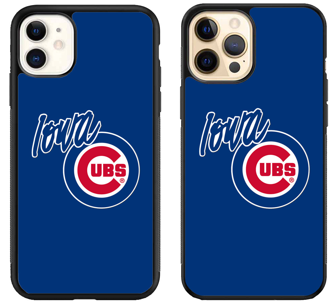 Iowa Cubs Logo Blue iPhone 12 | 12 Mini | 12 Pro | 12 Pro Max Case