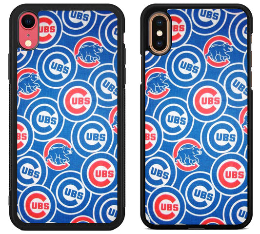 Iowa Cubs Logo Collage iPhone X | Xs | Xr | Xs Max Case