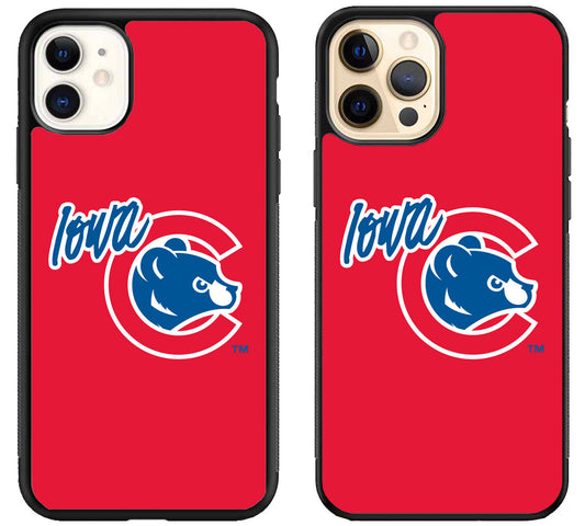 Iowa Cubs Logo Red iPhone 12 | 12 Mini | 12 Pro | 12 Pro Max Case