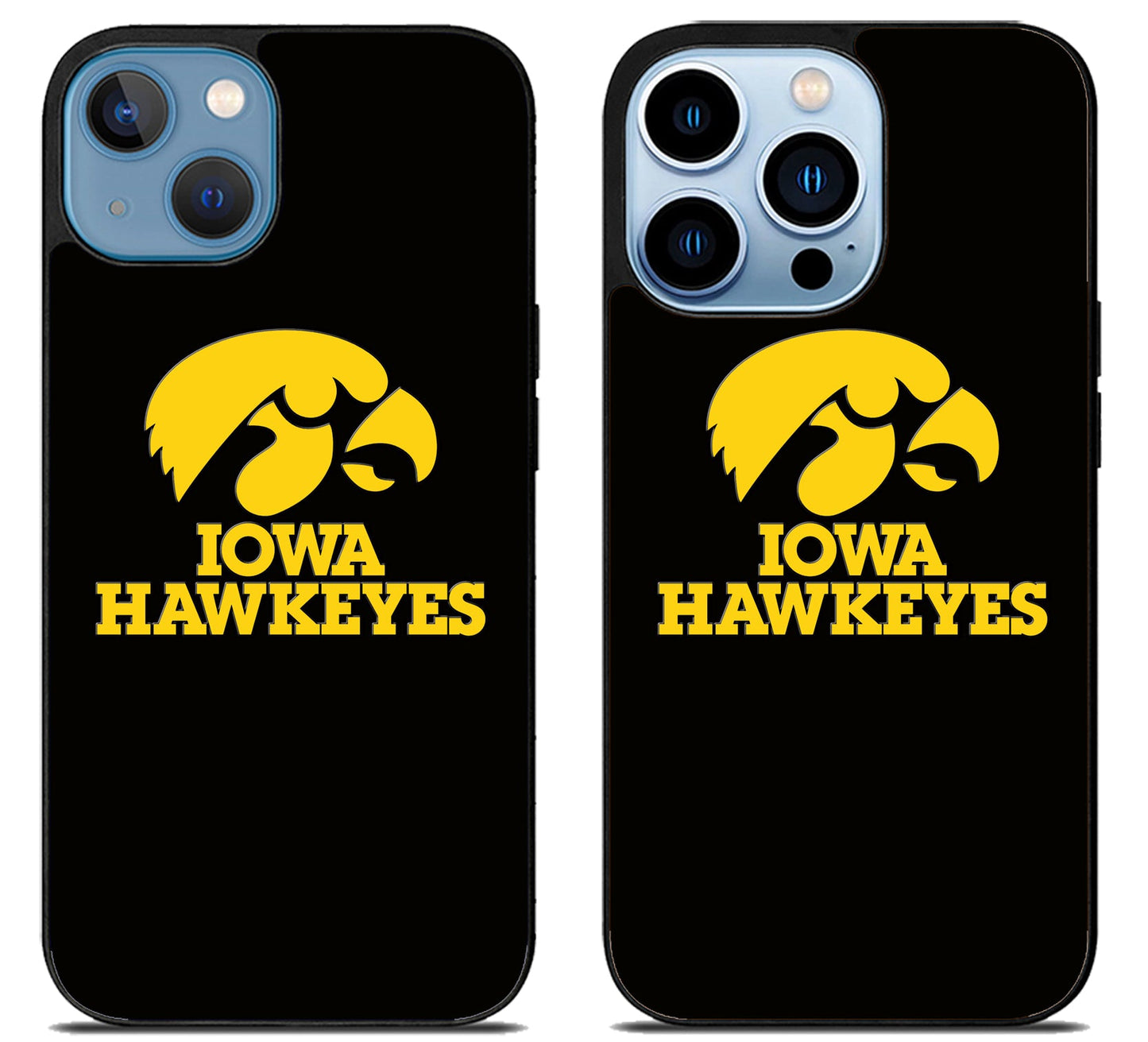 Iowa Hawkeyes Black iPhone 13 | 13 Mini | 13 Pro | 13 Pro Max Case