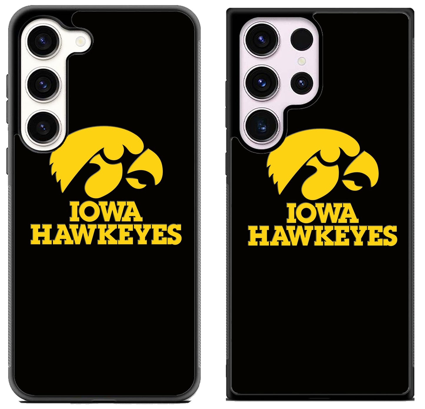 Iowa Hawkeyes Black Samsung Galaxy S23 | S23+ | S23 Ultra Case
