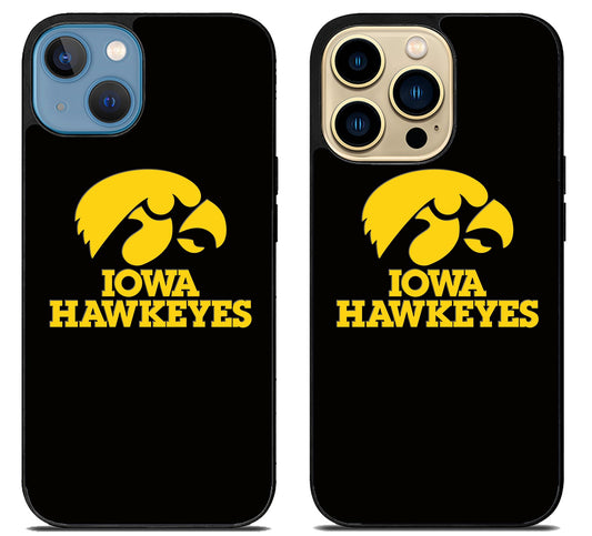 Iowa Hawkeyes Black iPhone 14 | 14 Plus | 14 Pro | 14 Pro Max Case