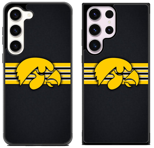 Iowa Hawkeyes Color Stripe Samsung Galaxy S23 | S23+ | S23 Ultra Case