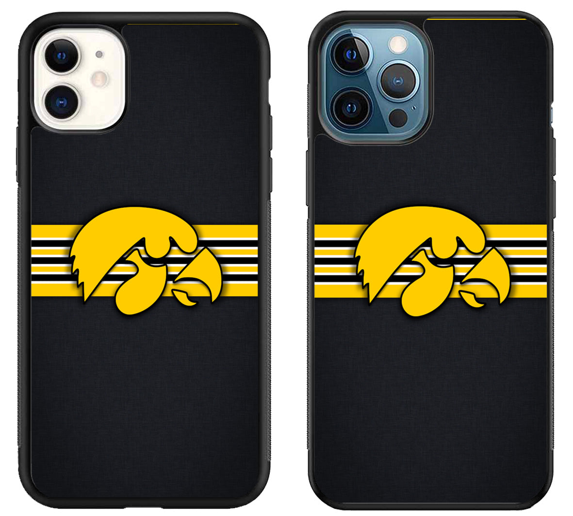 Iowa Hawkeyes Color Stripe iPhone 11 | 11 Pro | 11 Pro Max Case