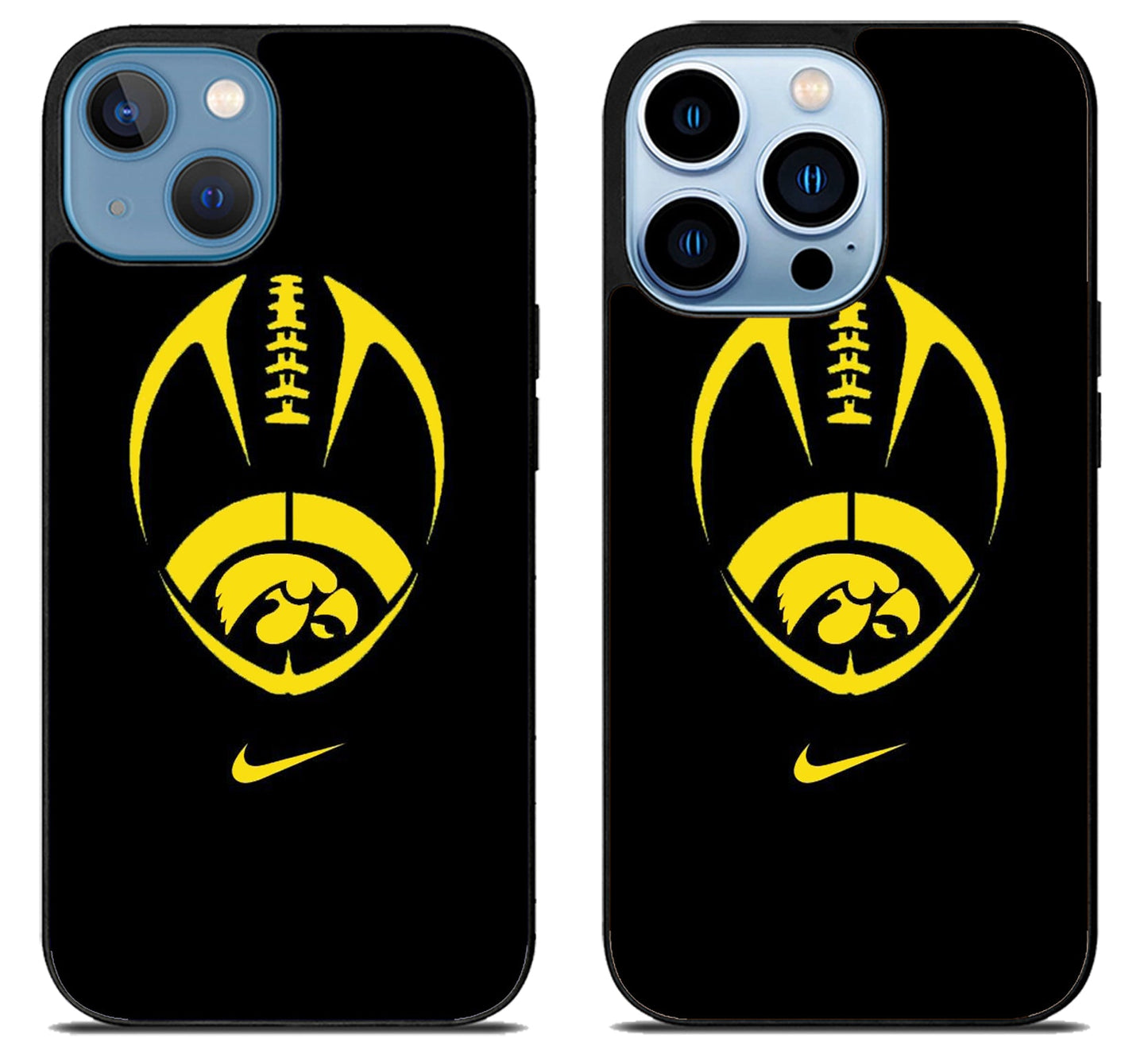 Iowa Hawkeyes Logo Football iPhone 13 | 13 Mini | 13 Pro | 13 Pro Max Case