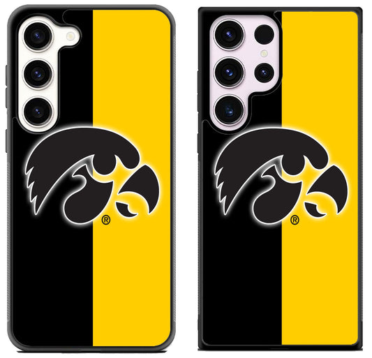 Iowa Hawkeyes Logo Stripe Samsung Galaxy S23 | S23+ | S23 Ultra Case