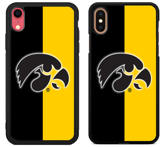 Iowa Hawkeyes Logo Stripe iPhone X | Xs | Xr | Xs Max Case