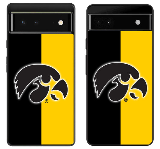 Iowa Hawkeyes Logo Stripe Google Pixel 6 | 6A | 6 Pro Case