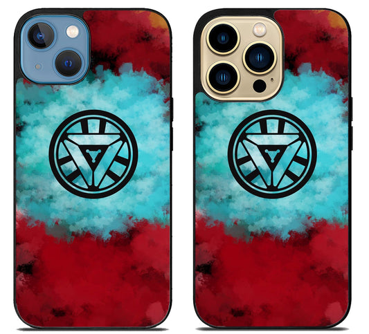 Iron Man Arc Reactor Logo iPhone 14 | 14 Plus | 14 Pro | 14 Pro Max Case