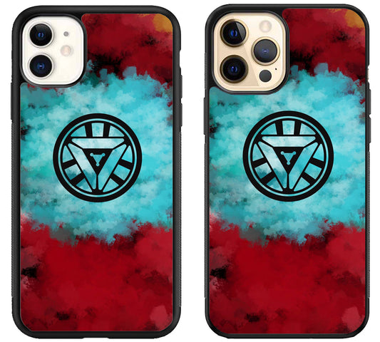 Iron Man Arc Reactor Logo iPhone 12 | 12 Mini | 12 Pro | 12 Pro Max Case