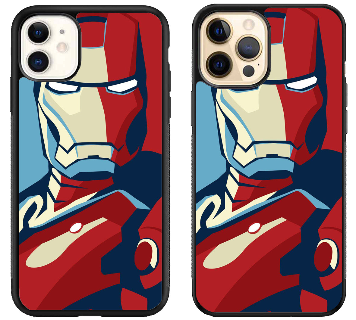 Iron Man Face iPhone 12 | 12 Mini | 12 Pro | 12 Pro Max Case