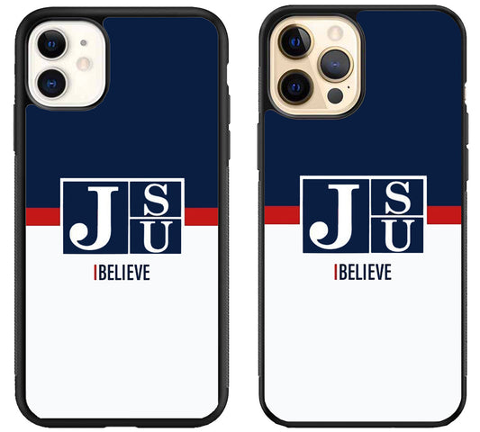 JSU University Jackson State Tigers iPhone 12 | 12 Mini | 12 Pro | 12 Pro Max Case