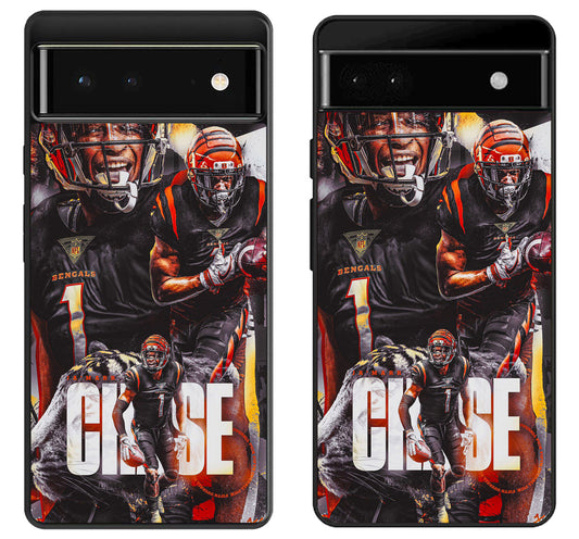 Ja'Marr Chase Cincinnati Bengals Google Pixel 6 | 6A | 6 Pro Case