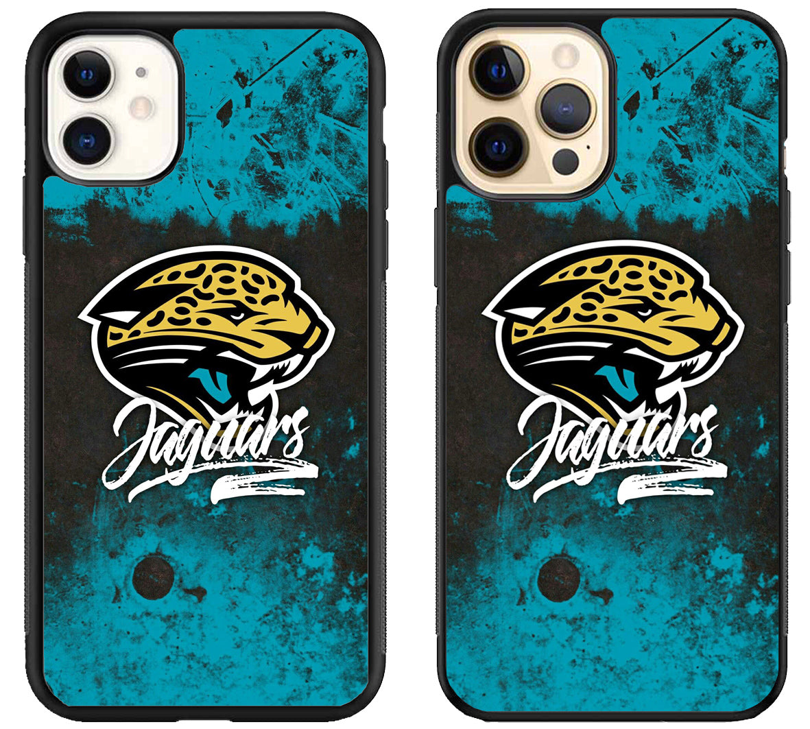 Jacksonville Jaguars Painted iPhone 12 | 12 Mini | 12 Pro | 12 Pro Max Case