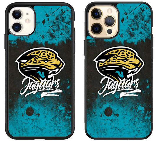 Jacksonville Jaguars Painted iPhone 12 | 12 Mini | 12 Pro | 12 Pro Max Case