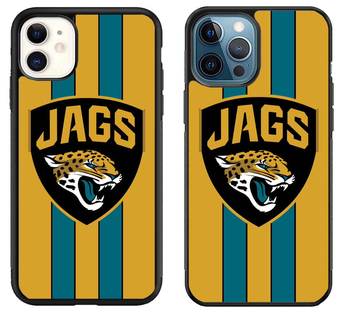 Jacksonville Jaguars Striped iPhone 11 | 11 Pro | 11 Pro Max Case