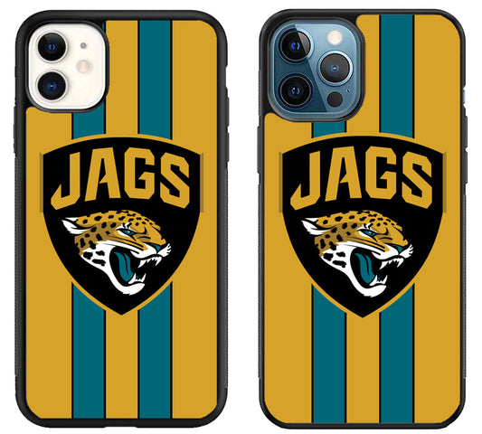 Jacksonville Jaguars Striped iPhone 11 | 11 Pro | 11 Pro Max Case