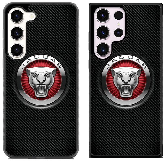 Jaguar Logo Carbon Samsung Galaxy S23 | S23+ | S23 Ultra Case