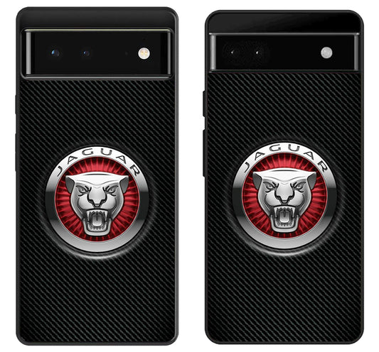 Jaguar Logo Carbon Google Pixel 6 | 6A | 6 Pro Case