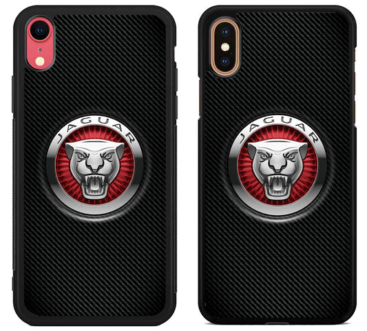 Jaguar Logo Carbon iPhone X | Xs | Xr | Xs Max Case