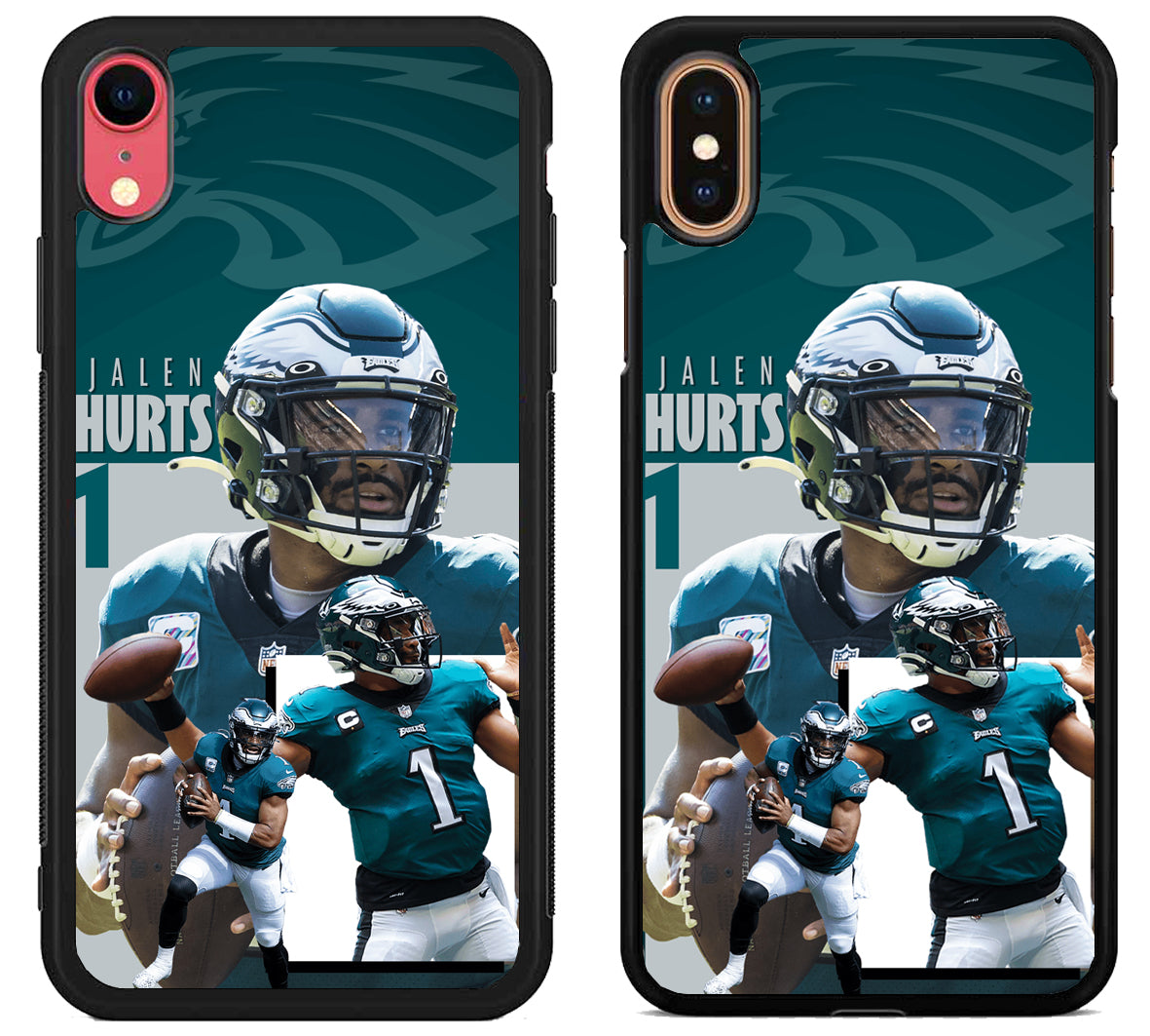 Jalen Hurts Philadelphia Eagles Collage iPhone X | Xs | Xr | Xs Max Case