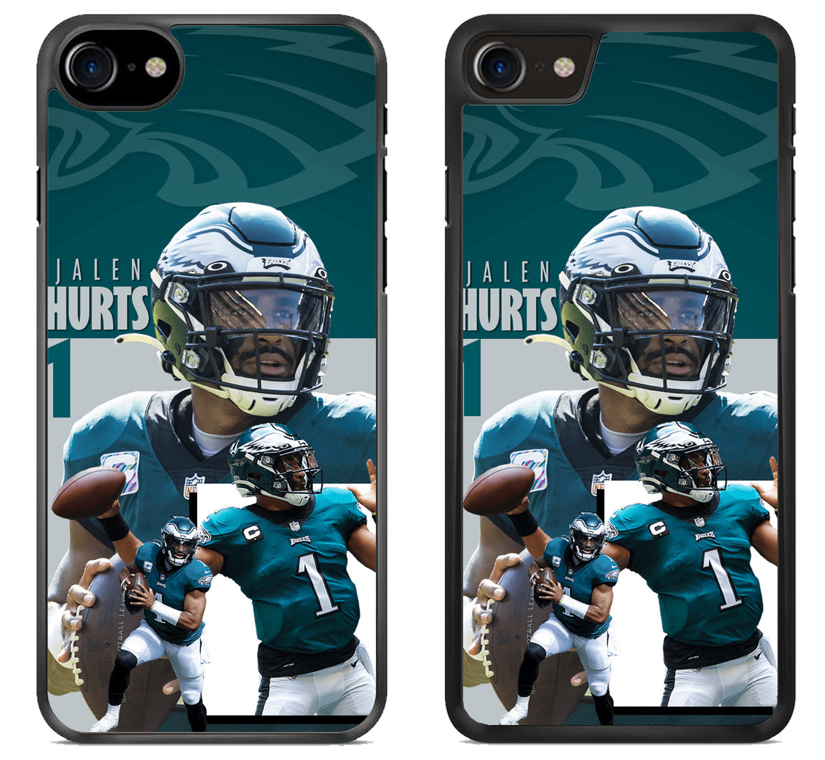 Jalen Hurts Philadelphia Eagles Collage iPhone SE 2020 | iPhone SE 2022 Case