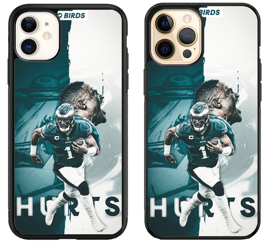 Jalen Hurts Philadelphia Eagles Cover iPhone 12 | 12 Mini | 12 Pro | 12 Pro Max Case