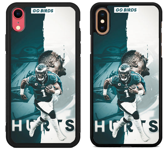 Jalen Hurts Philadelphia Eagles Cover iPhone X | Xs | Xr | Xs Max Case