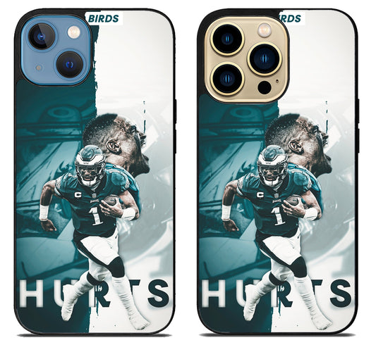 Jalen Hurts Philadelphia Eagles Cover iPhone 14 | 14 Plus | 14 Pro | 14 Pro Max Case