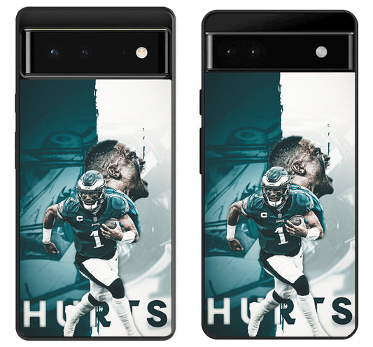 Jalen Hurts Philadelphia Eagles Cover Google Pixel 6 | 6A | 6 Pro Case