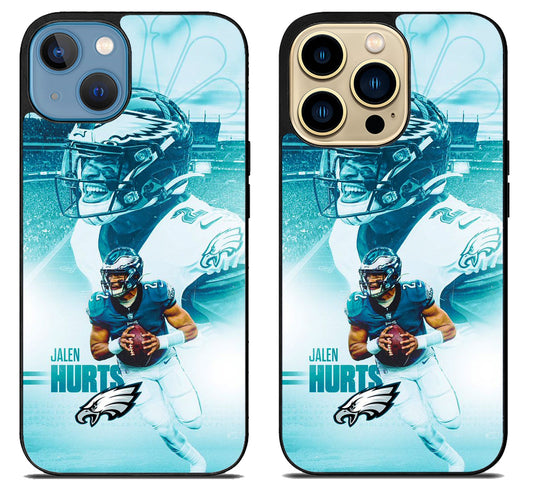 Jalen Hurts Philadelphia Eagles NFL iPhone 14 | 14 Plus | 14 Pro | 14 Pro Max Case