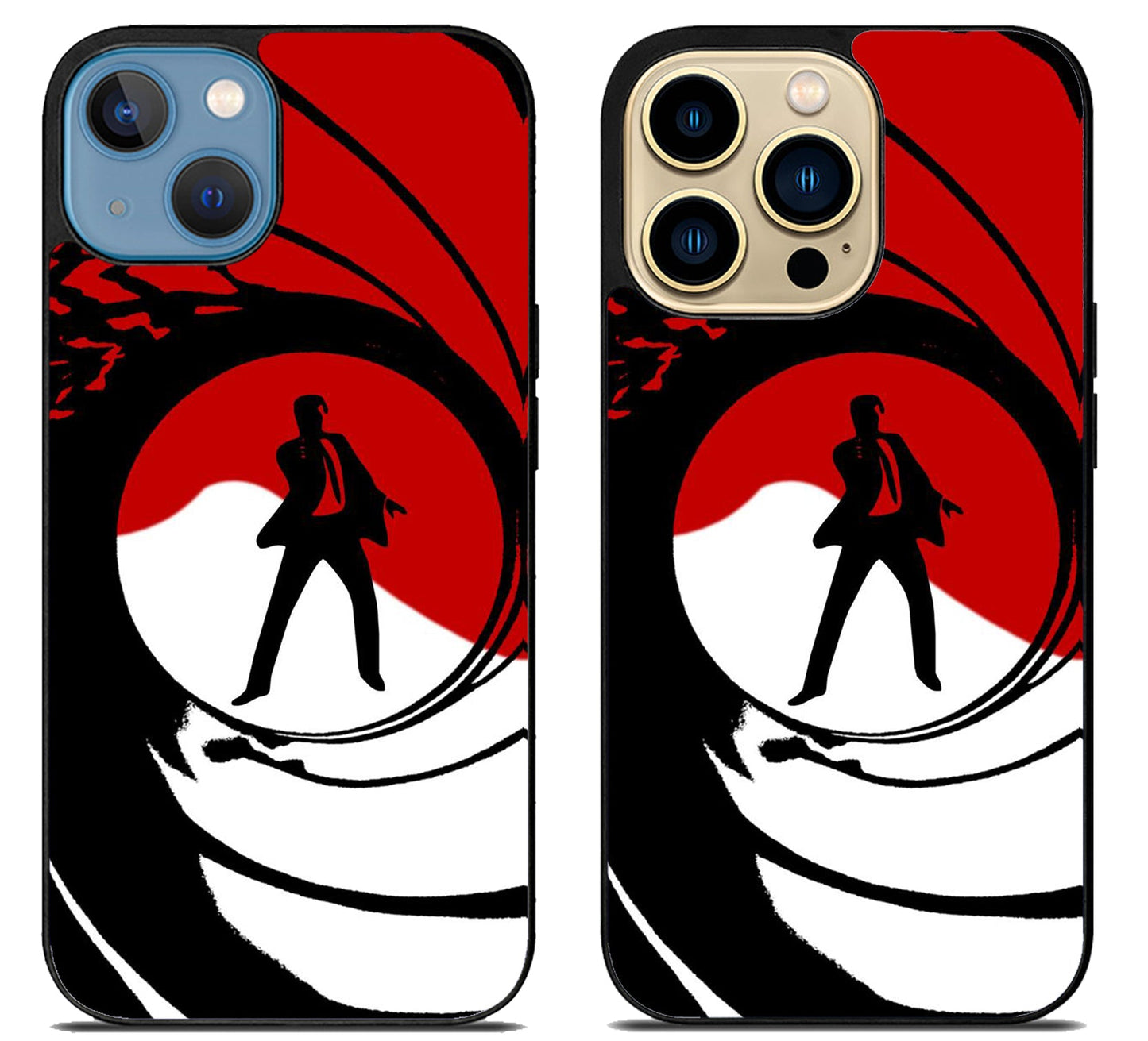 James Bond Red And White iPhone 14 | 14 Plus | 14 Pro | 14 Pro Max Case