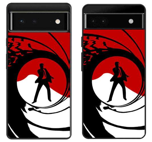 James Bond Red And White Google Pixel 6 | 6A | 6 Pro Case