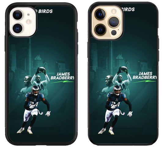 James Bradberry Philadelphia Eagles iPhone 12 | 12 Mini | 12 Pro | 12 Pro Max Case