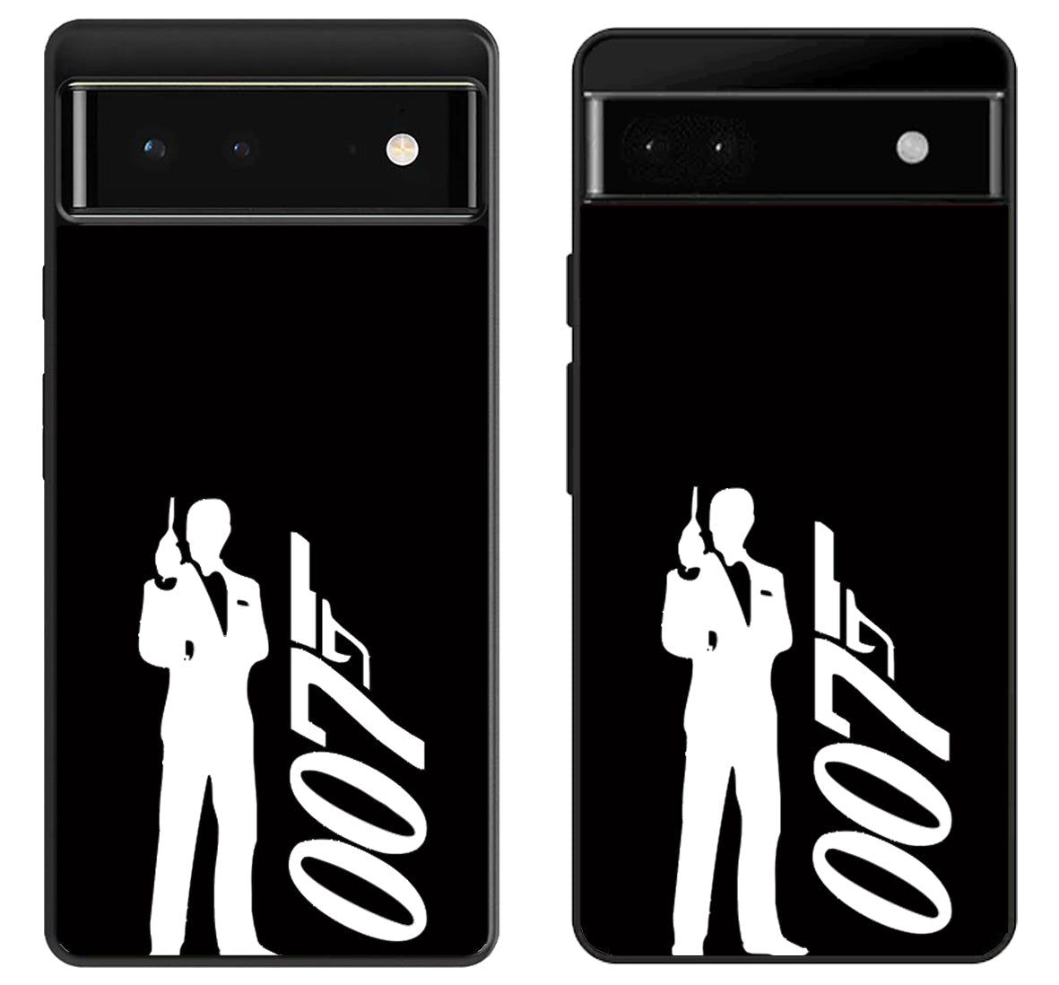 James bond 007 Black White Google Pixel 6 | 6A | 6 Pro Case