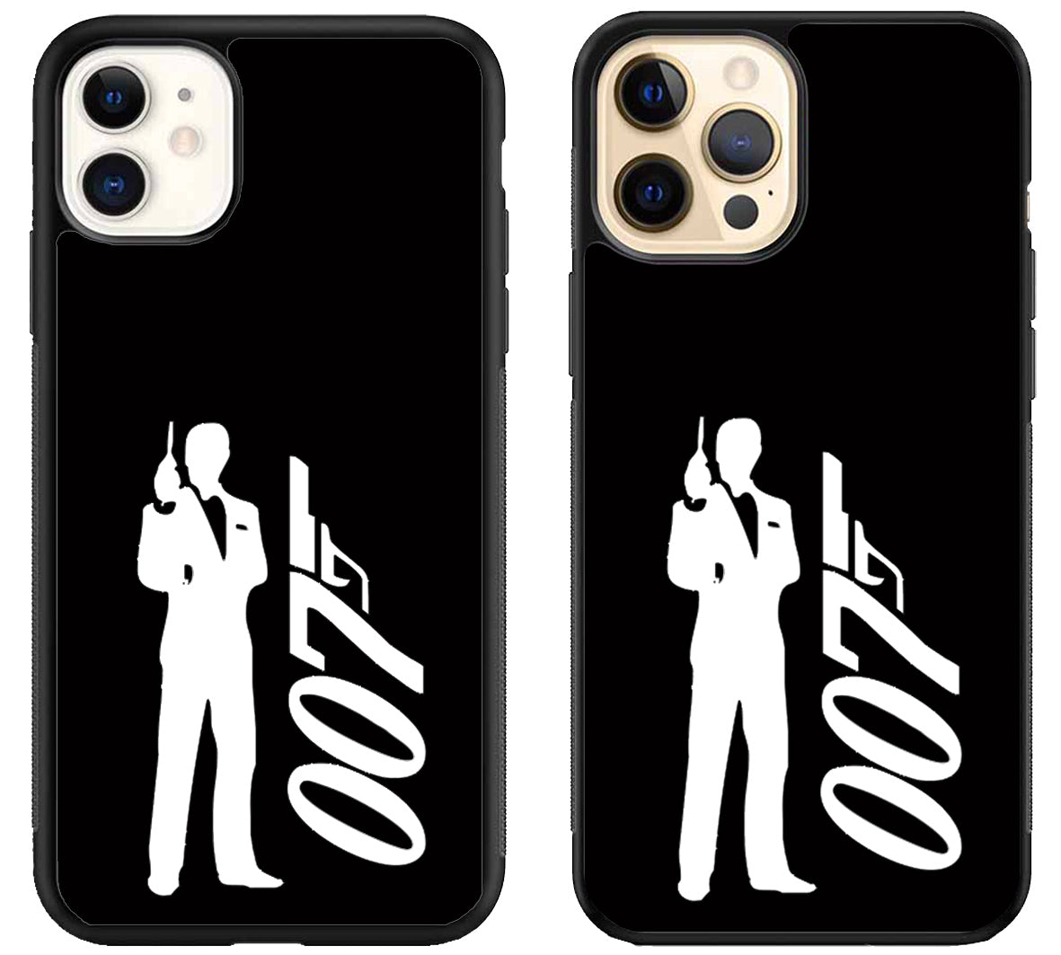 James bond 007 Black White iPhone 12 | 12 Mini | 12 Pro | 12 Pro Max Case