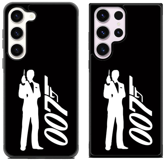 James bond 007 Black White Samsung Galaxy S23 | S23+ | S23 Ultra Case