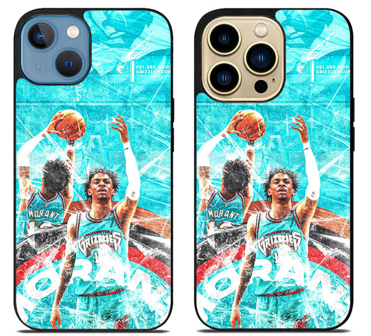 Ja morant Grizzlies Wallpaper iPhone 14 | 14 Plus | 14 Pro | 14 Pro Max Case