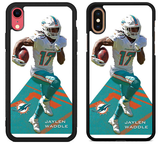 Jaylen Waddle Miami Dolphins Cool iPhone X | Xs | Xr | Xs Max Case