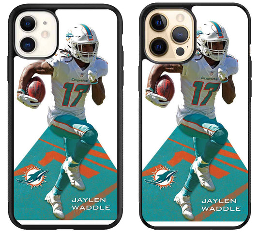 Jaylen Waddle Miami Dolphins Cool iPhone 12 | 12 Mini | 12 Pro | 12 Pro Max Case