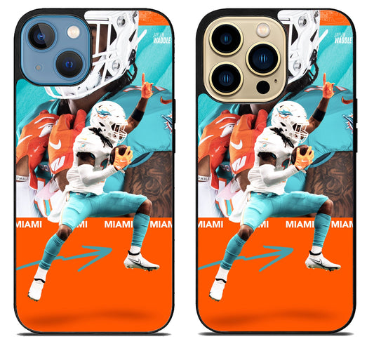 Jaylen Waddle Miami Dolphins Cover iPhone 14 | 14 Plus | 14 Pro | 14 Pro Max Case
