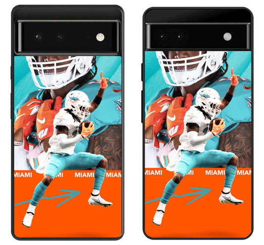 Jaylen Waddle Miami Dolphins Cover Google Pixel 6 | 6A | 6 Pro Case