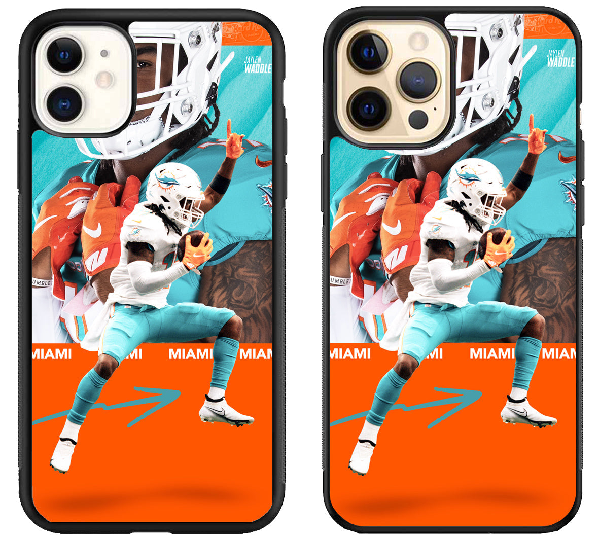 Jaylen Waddle Miami Dolphins Cover iPhone 12 | 12 Mini | 12 Pro | 12 Pro Max Case