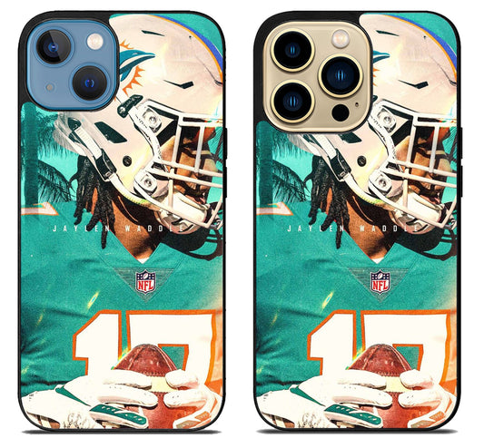 Jaylen Waddle Miami Dolphins iPhone 14 | 14 Plus | 14 Pro | 14 Pro Max Case